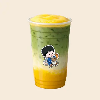Mango Matcha Latte